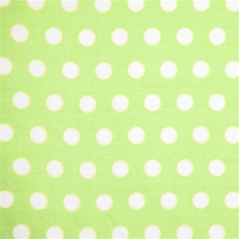 Lime Green Polka Dot Cotton Woven Green Polka Dot Cotton Weaving