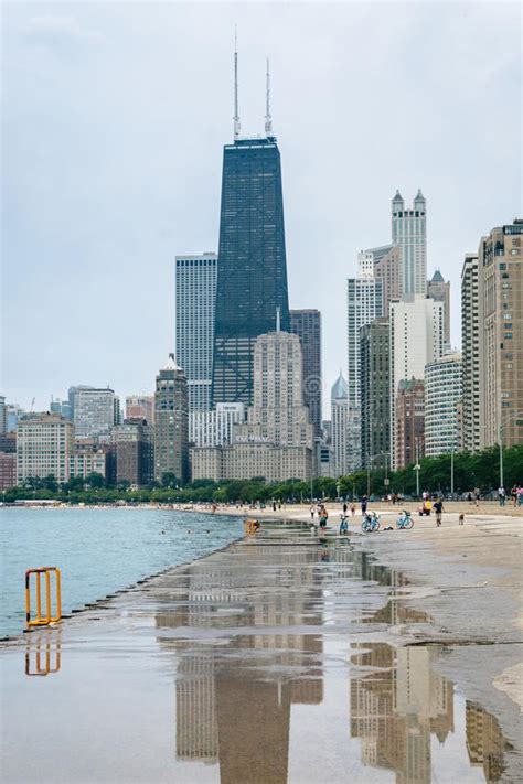 View Of The Skyline In Chicago Illinois Editorial Image Image Of