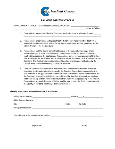 Payment Agreement Template - How to make a Payment Agreement Template? Download this Payment ...