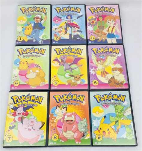 pokemon season 1 indigo league complete 79 episode oop dvd set with banned ep ebay