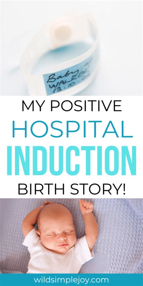 My Positive Induction Birth Story With My First Son Wild Simple Joy