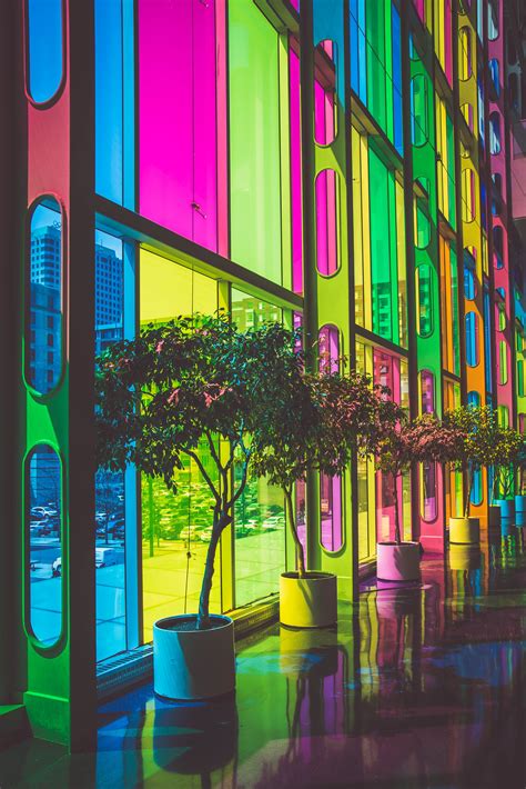 Free Images Window Glass Building Colourful Color