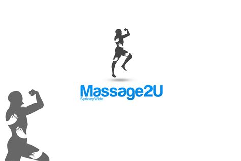 modern professional massage logo design for massage2u sydneywide by mrf designs design