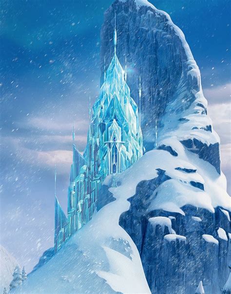 Frozen Elsa Castle Frozen Castle Fantasy Landscape Frozen Wallpaper