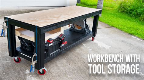 How To Make A Workbench Diy Woodworking Youtube