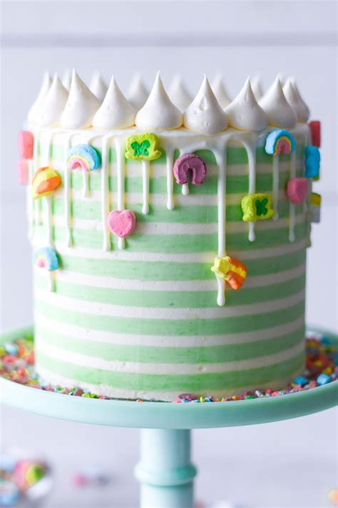 Lucky Charms Cake With Cereal Milk Soak Gluten Free And Perfect For St