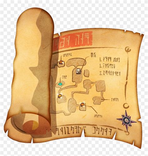 Zelda Dungeon Map Item Hd Png Download 940x9491621872 Pngfind