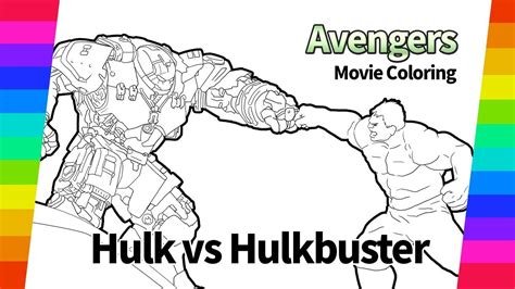 Hulk buster vs hulk by coloring page printable. THE AVENGERS Coloring Pages - Hulk VS Hulkbuster Movie ...