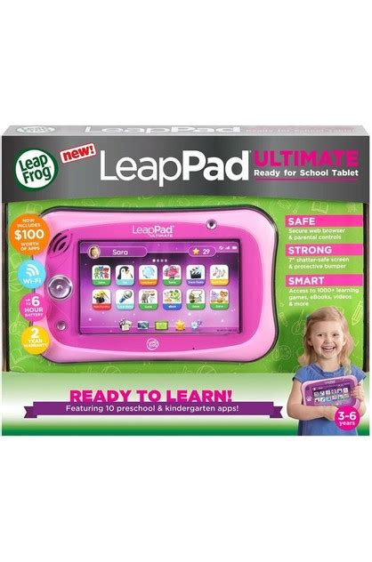 Leapfrog Leappad Ultimate Get Ready For School Tablet Pink Leapfrog