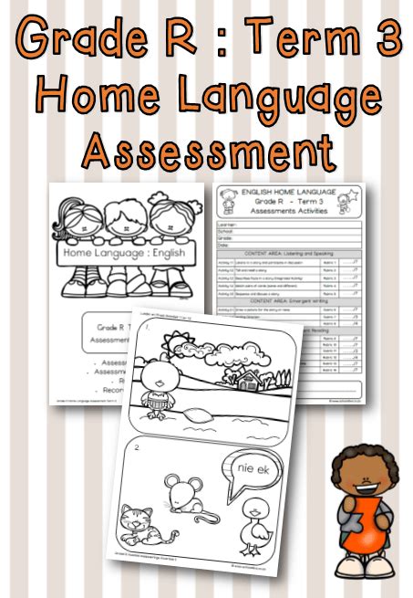 Grade R Home Language English Assessment Term 3 In 2020 School