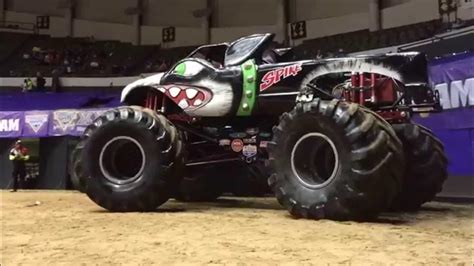 Monster Truck Spike Unleashed Leaving The Pit Party At Monster Jam