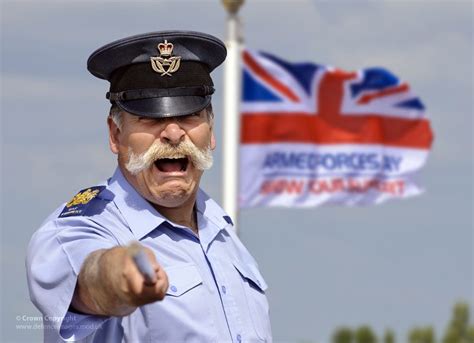 Raf Warrant Officer With The Armed Forces Day Flag Flickr