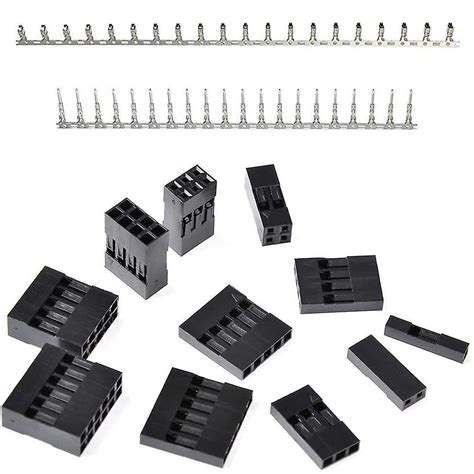 airsmall 620 piece dupont connector kit male female pin header male female pin strip socket