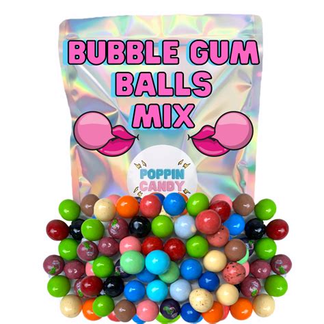 Bubble Gum Balls Mix Poppin Candy