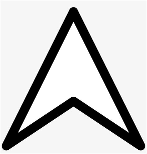 Triangle Arrow Up White Arrow Pointing Up Transparent Png 2400x2400