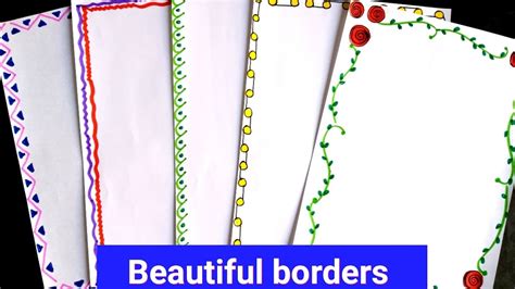 A4 Borders Designs