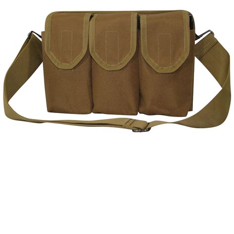 Shoulder Magazine Pouch With Belt Loop 20 30rd Coyote Brown