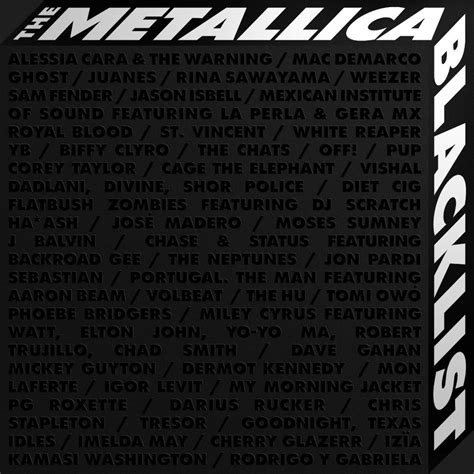 The Metallica Blacklist Metallica Announce 53 Song Covers Album