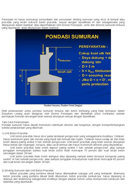 Metode Pondasi Sumuran Pdf