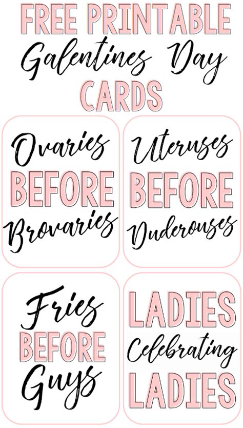 Not So Cli-Shéa: Free Galentine's Day Printables! Galentines Day Ideas