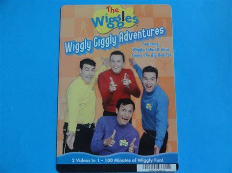 The Wiggles Wiggly Blockbuster Video Shelf Backer Card 5x8 No Movie