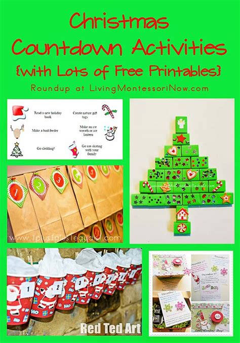 Christmas Countdown Activities With Lots Of Free Printables