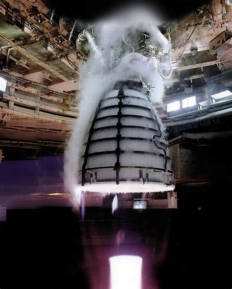 Sls Engine Prepared For The Test Stand Rocketstem