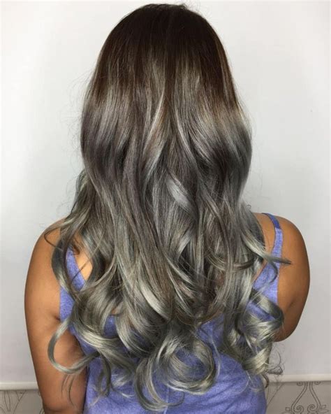 50 Pretty Ideas Of Silver Highlights To Try Asap Hair Adviser Brown