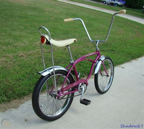 1965 Schwinn Stingray Early Violet Purple Muscle Bike Banana Seat