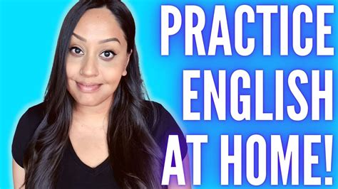 Practice English At Home Youtube