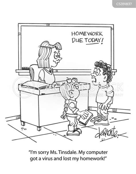 Late Homework Cartoons And Comics Funny Pictures From Cartoonstock