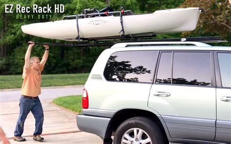 Ez Rec Rack Hd The Roof Top Loading Systems For Kayaks