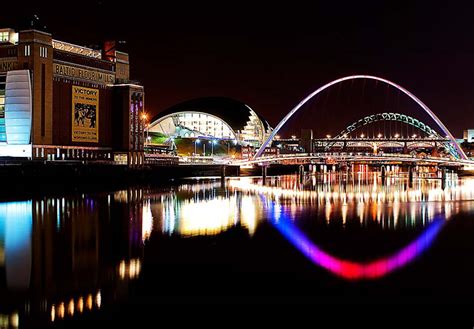 Gateshead Millennium Bridge Newcastle Britain Visitor Travel Guide