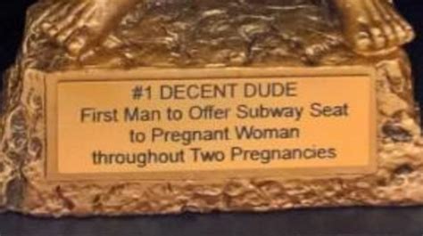 Pregnant Woman Gives Award To First Man To Give Up His Seat On Subway