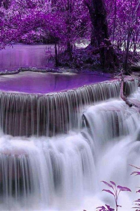 Pin By Stephanie Hairston On Purple Beautiful Waterfalls Waterfall