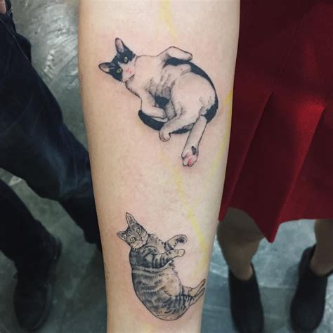 Two Cats I Really Like This Dream Tattoos Dog Tattoos Animal