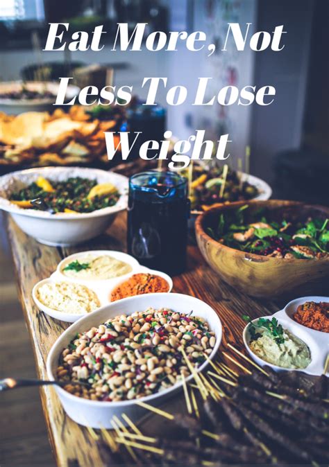 Eat More Not Less To Lose Weight Total Health Method