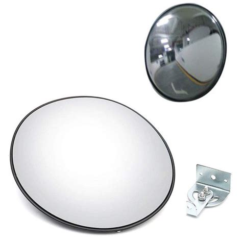 Fetcoi Convex Mirror 12 Traffic Wide Angle Convex Pc Mirror For Street Corners Driveway Blind