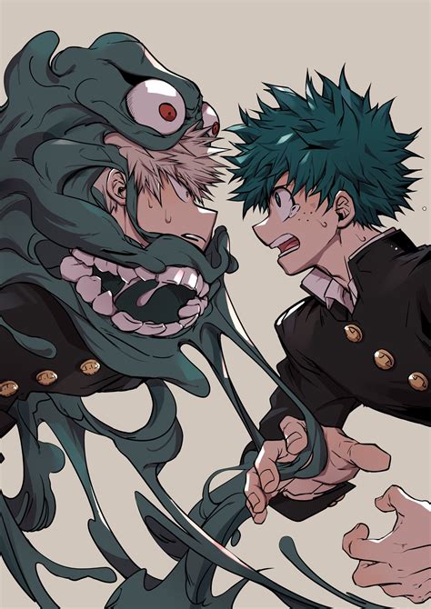 Deku And Bakugo Boku No Hero Academia Wallpaper 44508797 Fanpop