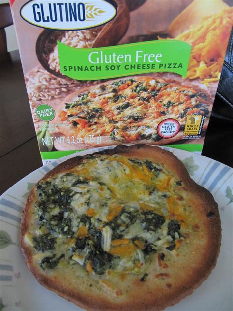 Glutino Gluten Free Spinach Soy Cheese Pizza Not Too Bad F Flickr
