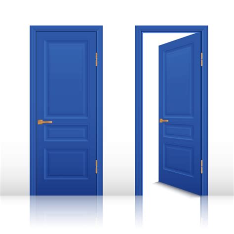 Use these closed door clip art. House Open And Closed Door Set 476349 Vector Art at Vecteezy