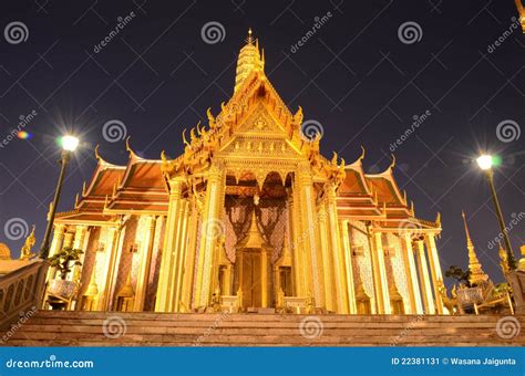 Wat Phra Kaew Stock Image Image Of Surf Night Thailand 22381131