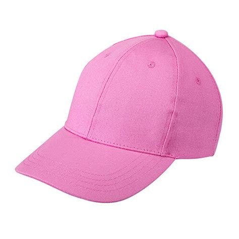 Kids Plain Baseball Cap Girls Boys Junior Childrens Hat Summer Pink F6