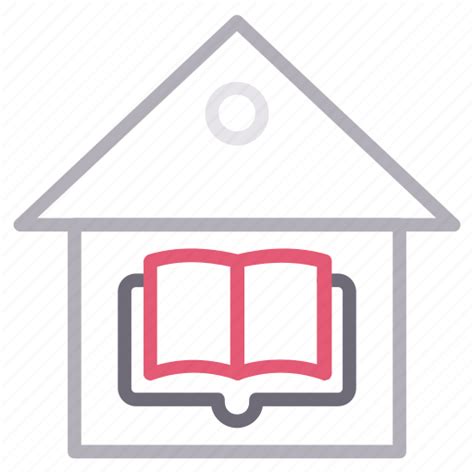 Book House Library Reading School Icon Download On Iconfinder