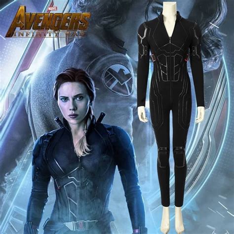 Avengers Endgame 4 Black Widow Costume Natasha Romanoff Cosplay Adult