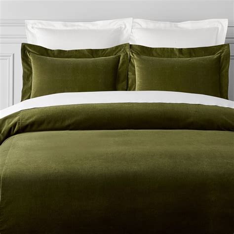 Classic Velvet Duvet Cover And Shams Velvet Duvet Green Duvet Covers