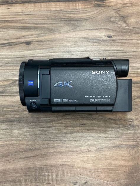 Sony Handycam Fdrax33b Camcorder Black For Sale Online Ebay