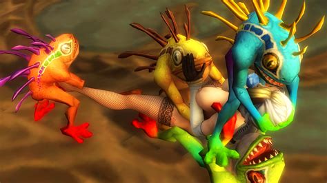 Post Human Jaina Proudmoore Murloc Naga World Of Warcraft Zentaeron