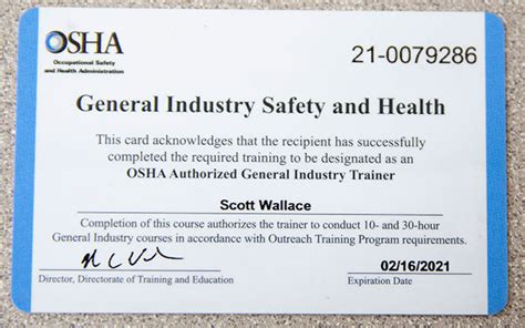 The osha 10 hour construction industry outreach training program is intended to provide an entry in order to receive your dol wallet card you must complete the survey at the end of the course. New Improved Outreach Cards Coming | Vivid Learning Systems