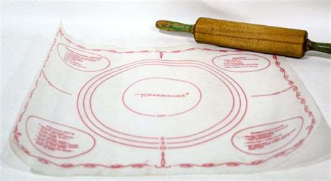 Vintage Tupperware Pastry Mat And Rolling Pin Bunting Online Auctions